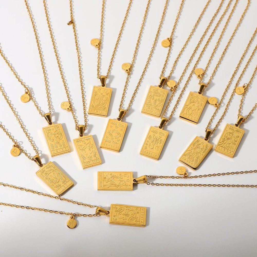 Athena Zodiac Necklace - Picture 3 of 15